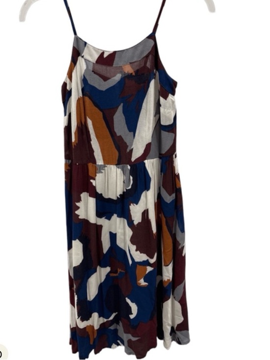LOFT Dresses & Skirts - 🌟 LOFT Abstract Print Slip Dress | Size 00P | Lined